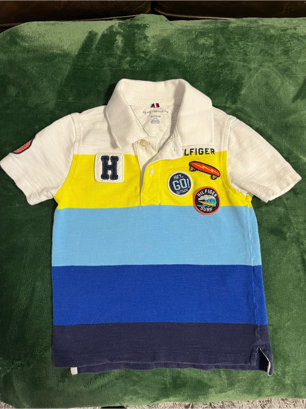 Tommy Hilfiger Boys Surfing Striped Polo